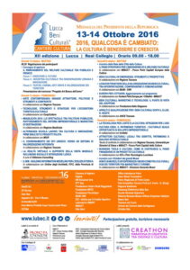 LuBeC 2016, Lucca 13 e 14 ottobre