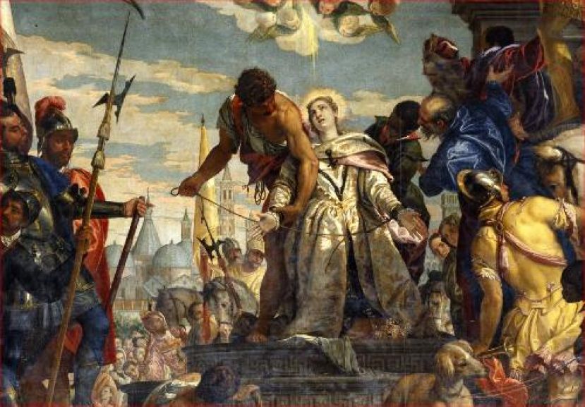 Anacronismi urbani - Il martirio di S. Giustina di Paolo Veronese