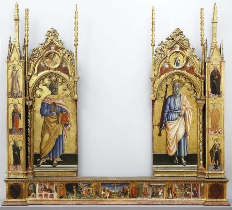 Presentazione del restauro del Polittico di S. Giovanni in Val d’Afra di Matteo di Giovanni