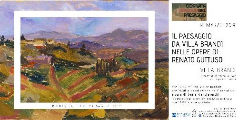 Il paesaggio da villa Brandi nelle opere di Renato Guttuso