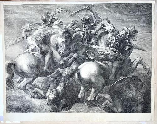 Gérard Edelinck e la Battaglia di Anghiari di Leonardo