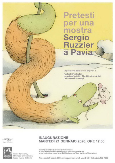 Pretesti per una mostra - Sergio Ruzzier a Pavia